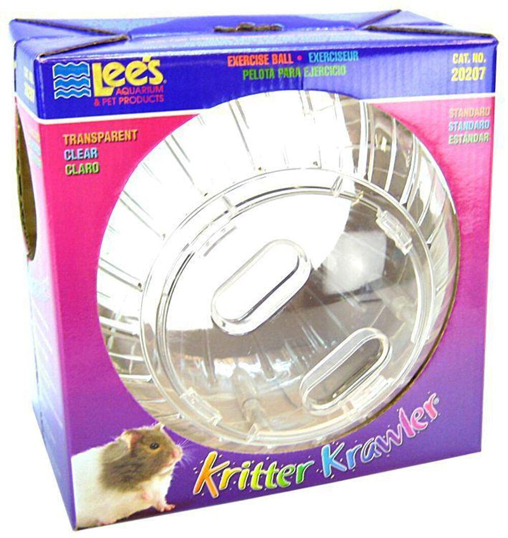 Lees Kritter Krawler Exercise Ball, Standard, Clear - 7-Inch