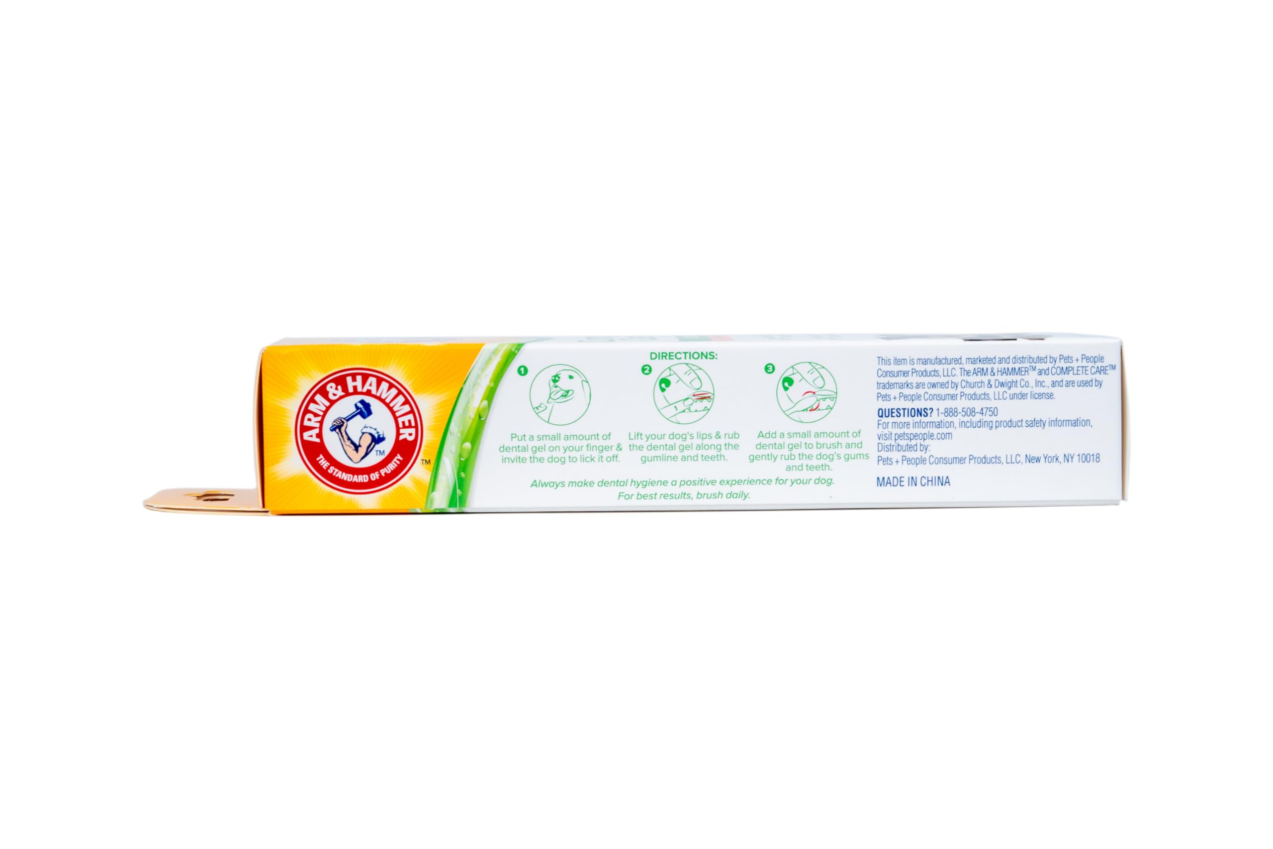 Arm & Hammer Complete Care Dental Gel, Gel-Style Dog Toothpaste - Fresh Breath, Tartar Control, Gentle on Enamel, Fluoride Free