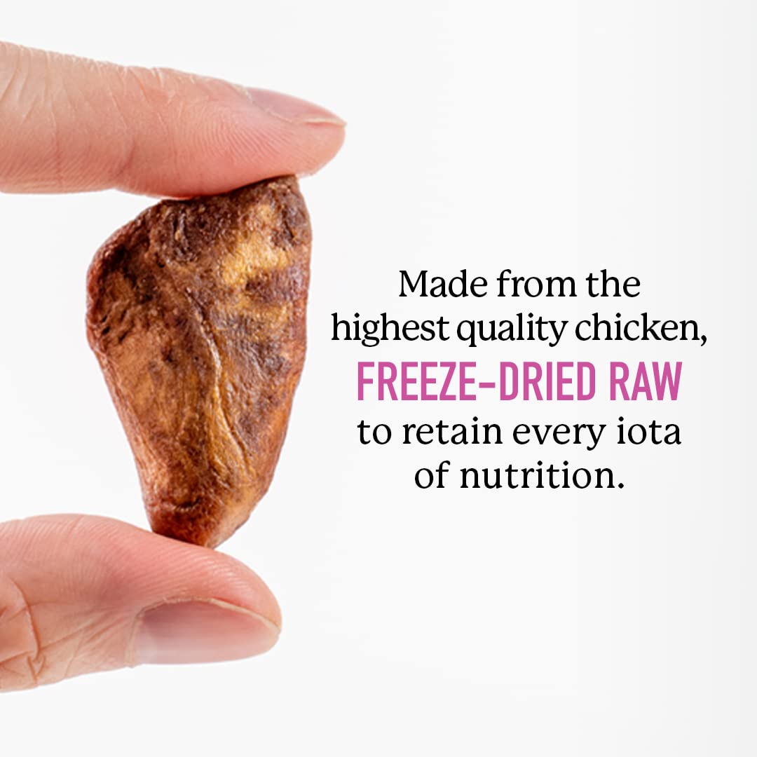 Dr. Harveys Freeze-Dried Chicken Hearts - Training Dog Treats, Single Ingredient, All-Natural USA Sourced Protein, Allergen-Fre