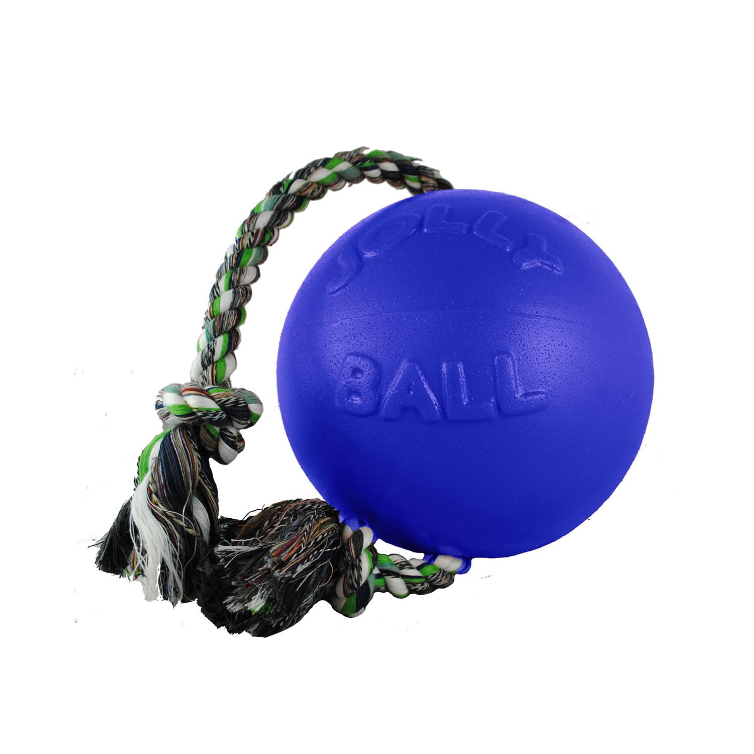 Jolly Pets Romp-N-Roll Ball Color: Blue, Size: 14'' H X 6'' W X 6'' D