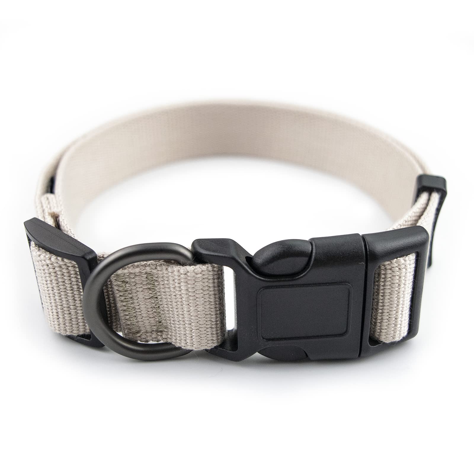 Pawhuggies Beige Dog Collar For Small Dogs, Breathable, Anti-Odor & Soft, Comfortable For Sensitive Skin Puppies, 90% Bamboo Ray