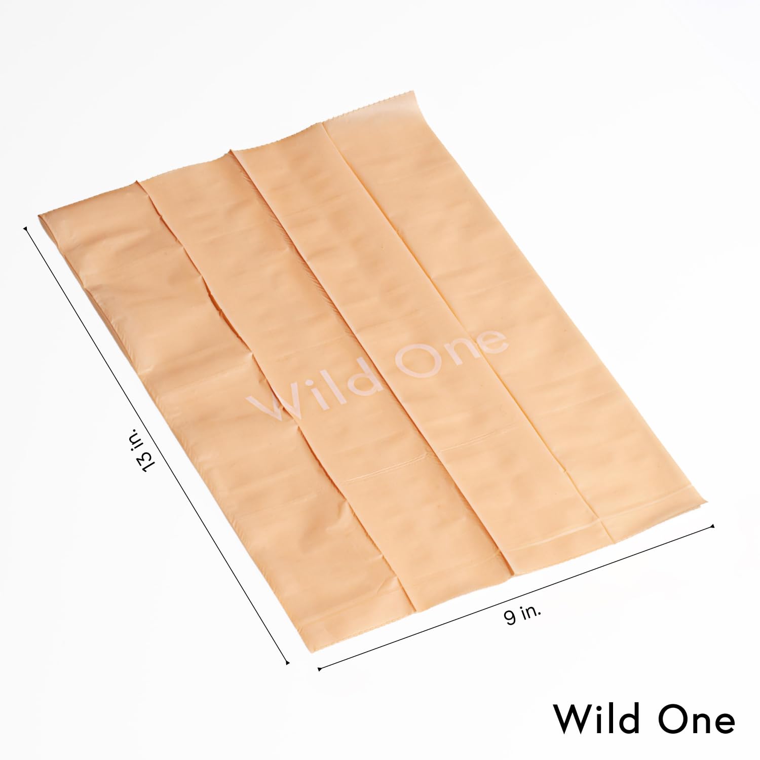 Wild One Dog Poop Bags, 180 Leak Proof Bags Made From Cornstarch, Eco-Friendly, Unscented, Blush Color