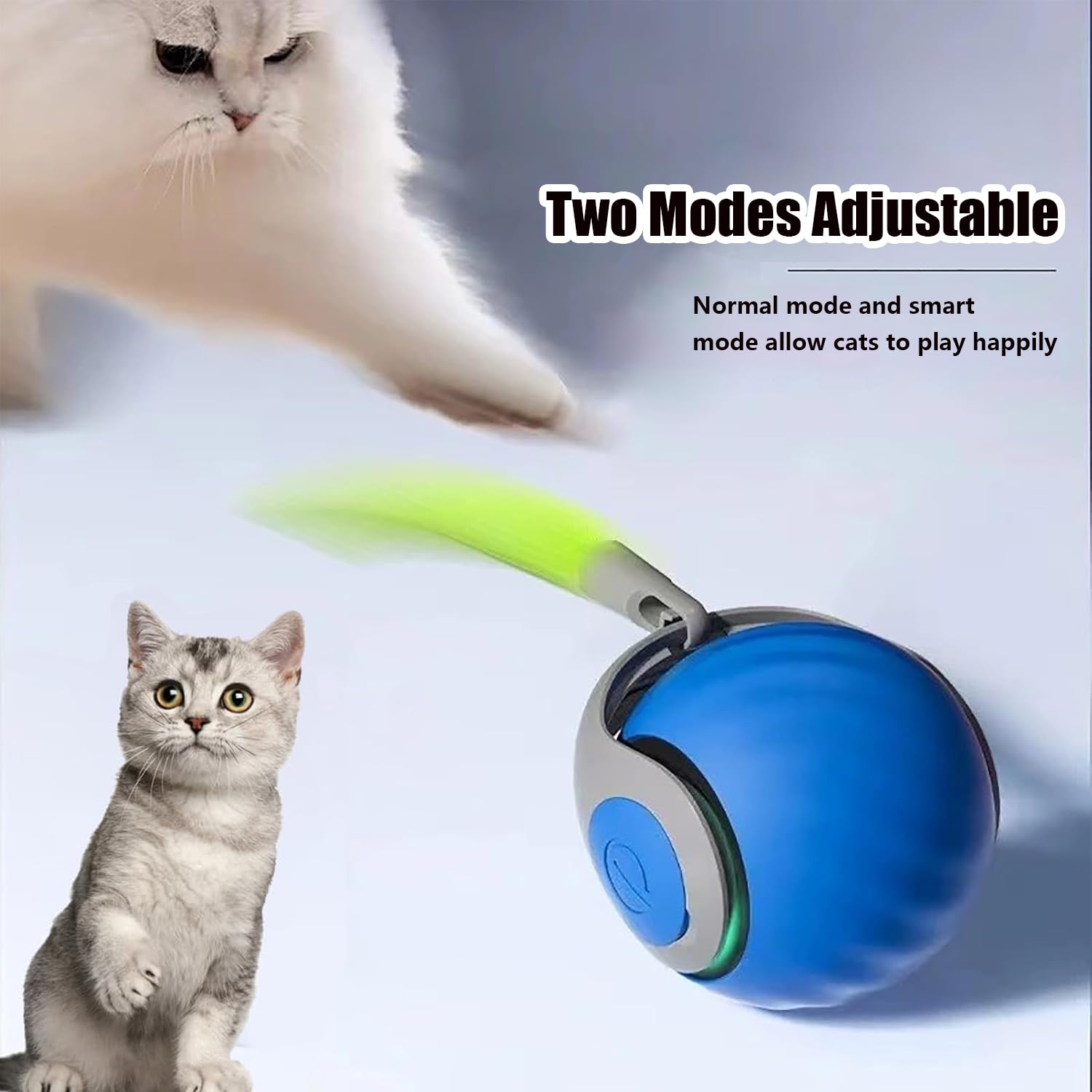 Gshlgao Smart Interactive Cat Toy,2025 New Generation Interactive Cats Toys,Interactive Cat Toys For Indoor C At Ball,Automatic
