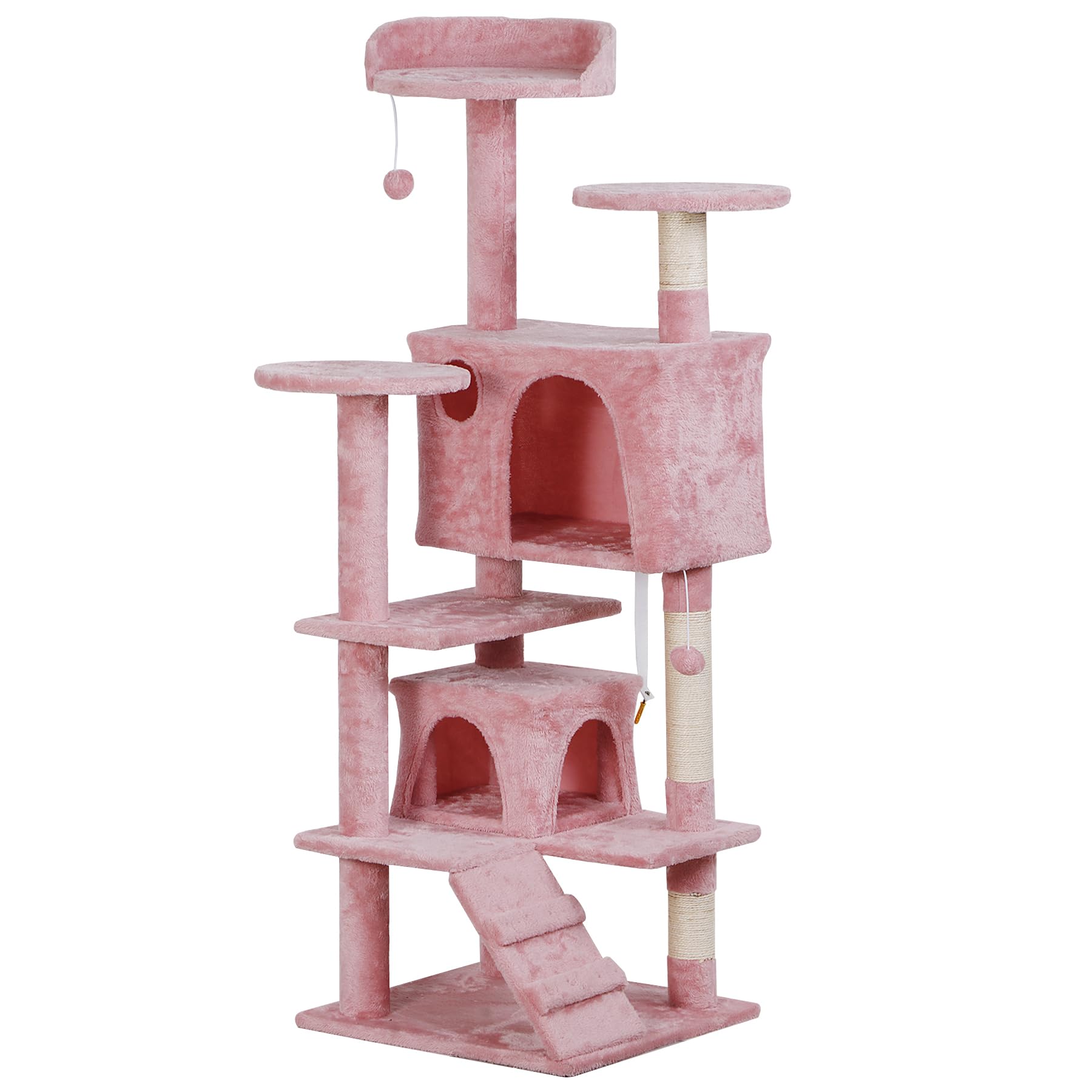 Nova Microdermabrasion 54 In Cat Tree Tower For Indoor Cats Multi-Level Cat Condo Cat Bed Furniture With Scratching Post Kittens