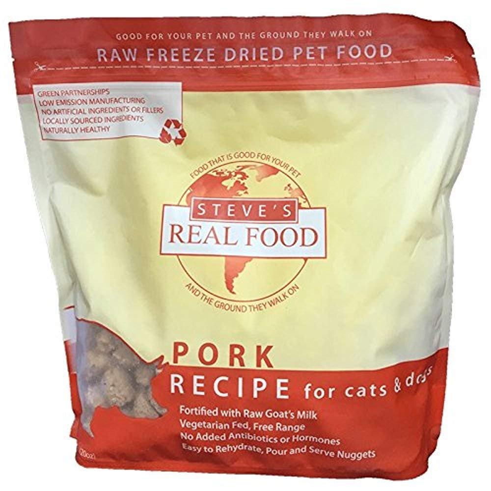 Steves Real Food Freeze-Dried Raw Nuggets 1.25# (Pork)