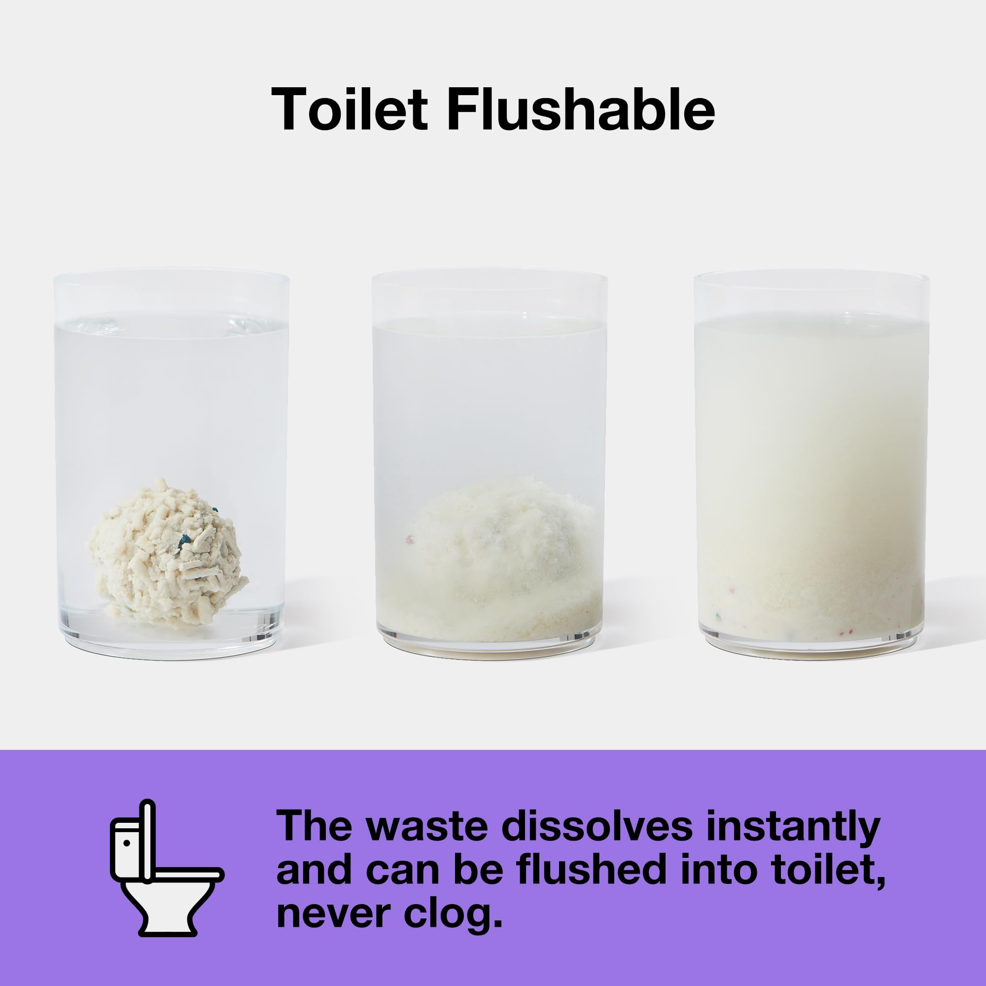 Vetreska Tofu Cat Litter,Kitty Litter Flushable Strong Clumping Cat Litter Pellets Ultra Absorbent,Dust-Free Tofu Litter,Origina