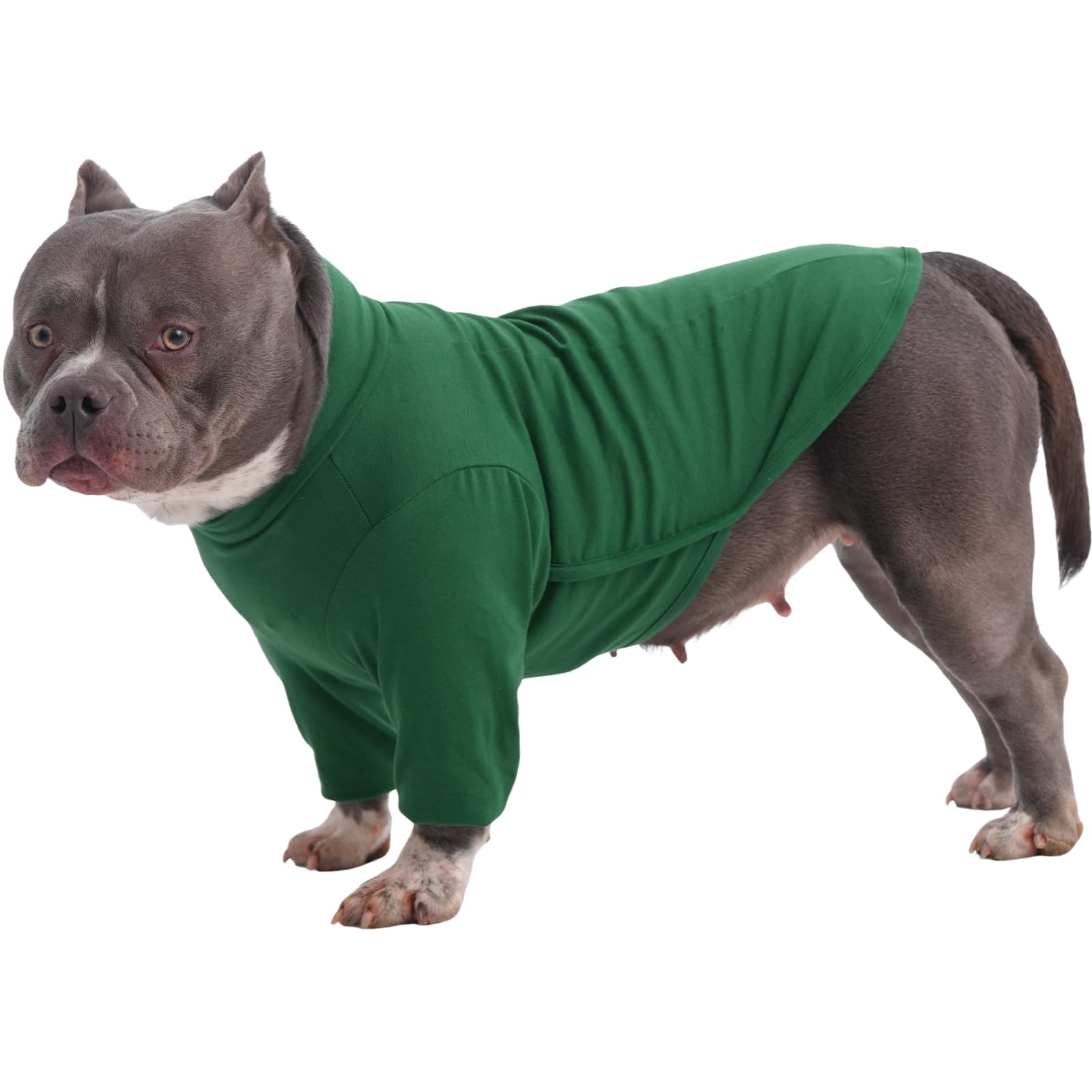 Iecoii Dog Shirts For Large Dogs,Large Dog Shirts Turtleneck Dog Sweatshirt For Large Size Dog Girl Boy,Breathable Dog Long Slee