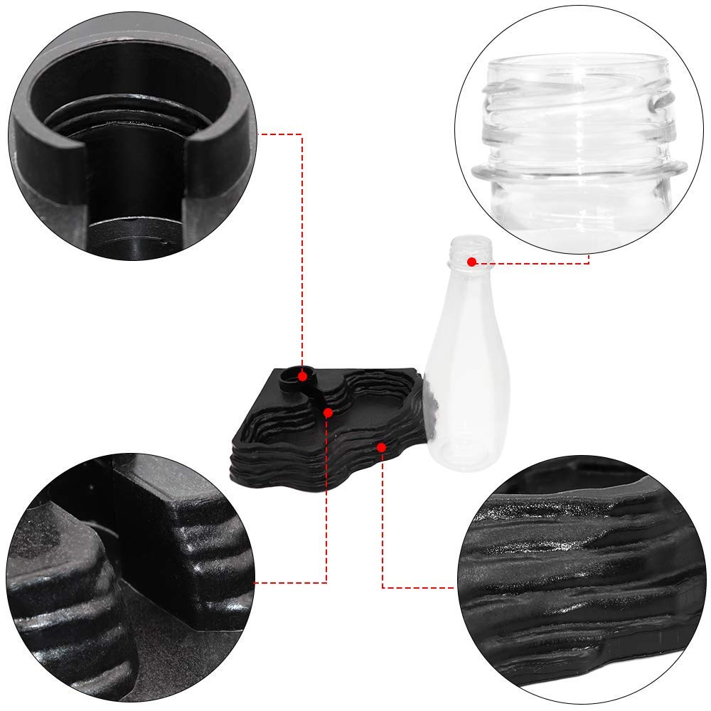 Slson Reptile Water Feeder Automatic Water Dispenser Waterer 13.5Oz Feeding Accessories For Turtle Bearded Dragons Lizards Geckos For Terrarium Tank