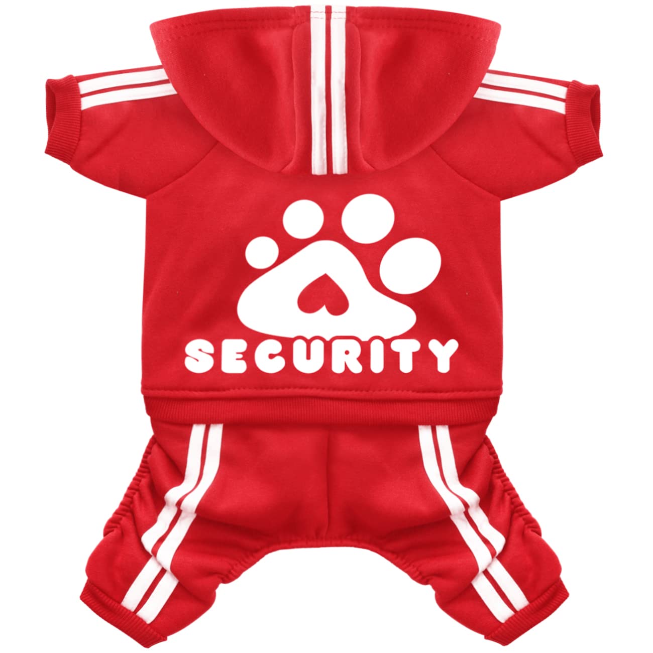 Otunrues Dog Hoodie Security Dog Clothes 4 Legs Dog Jumpsuit Sweatshirt Hoodies Soft & Warm Dog Outfit Pullover Dog Winter Cloth