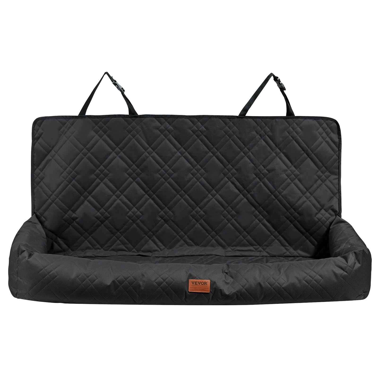 VEVOR Dog Booster Car Seat Pet Car Seat for Medium Large Dog up to 100 lbs Black