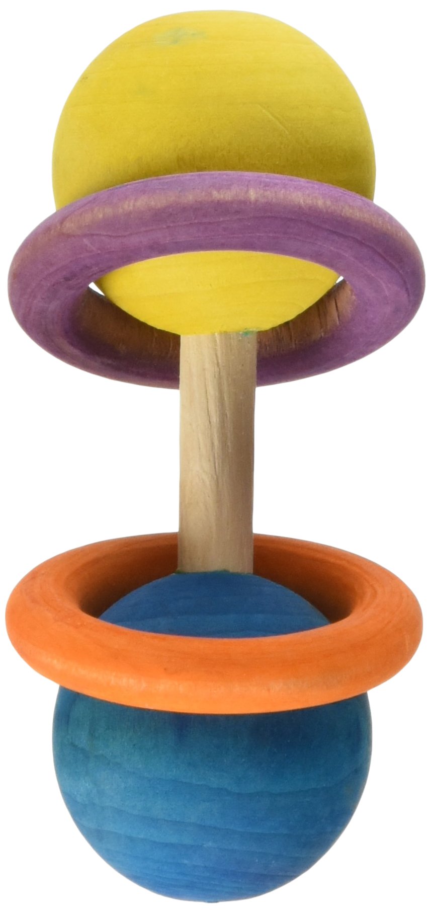 Super Bird Creations Sb041 Large Rattle Bird Foot Toy, Medium/Large Bird Size, 4.5'' X 1.75''