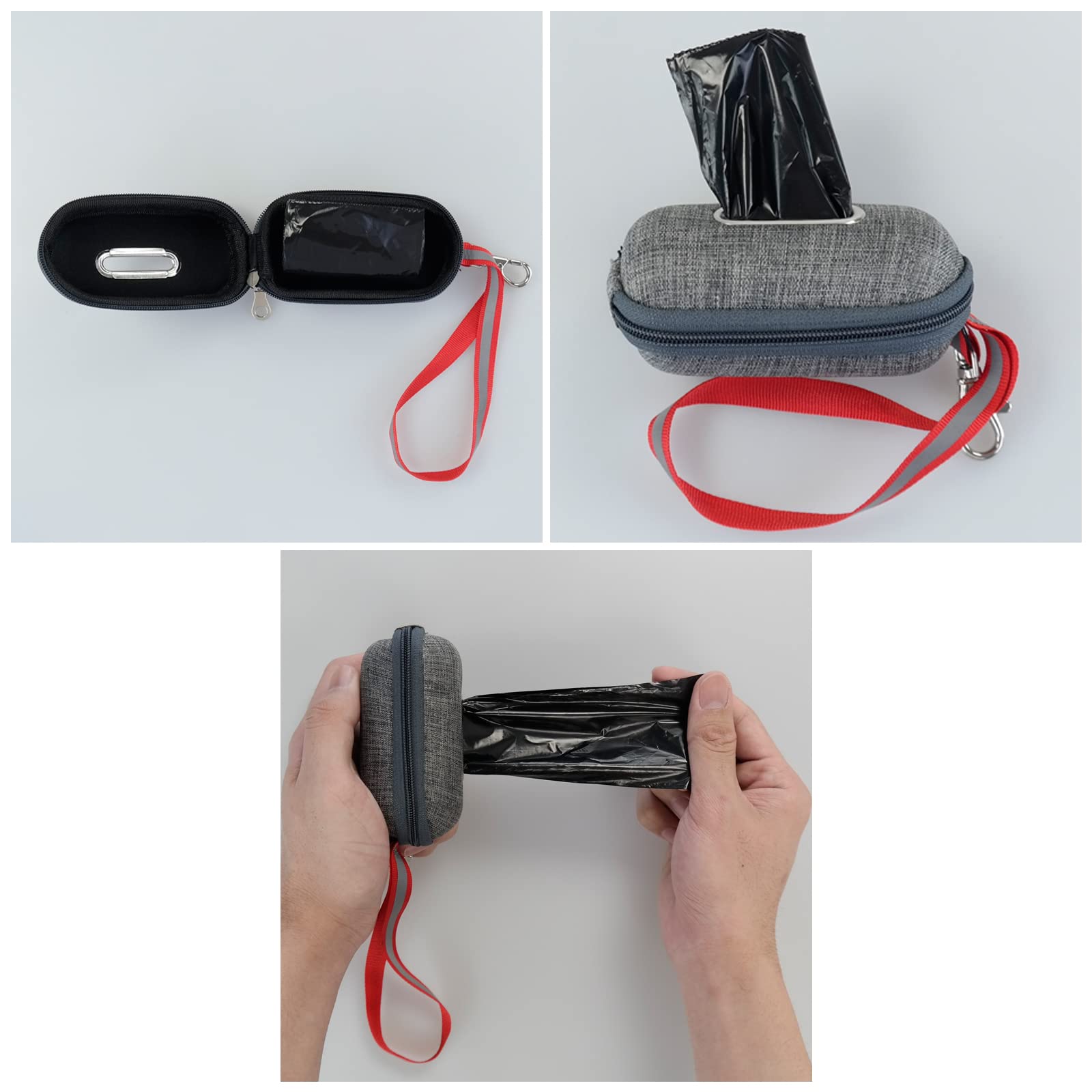 Ramddy 1400 Counts Dog Waste Bags With Dispenser, Dog Poop Bags 40 Rolls, Black