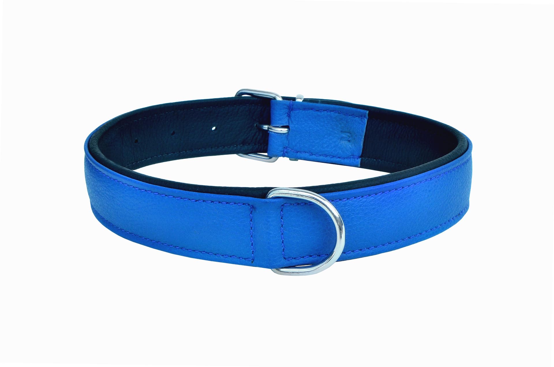 Leather Dog Collar Padded For Comfort For Puppies And Big Dogs 10Ab305-M