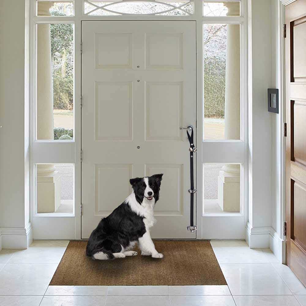 Alinana Adjustable Dog Doorbell For Training - 7 Extra-Loud Dog Door Bell For Going Outside And Potty Training - Ideal Puppy Training Supplies