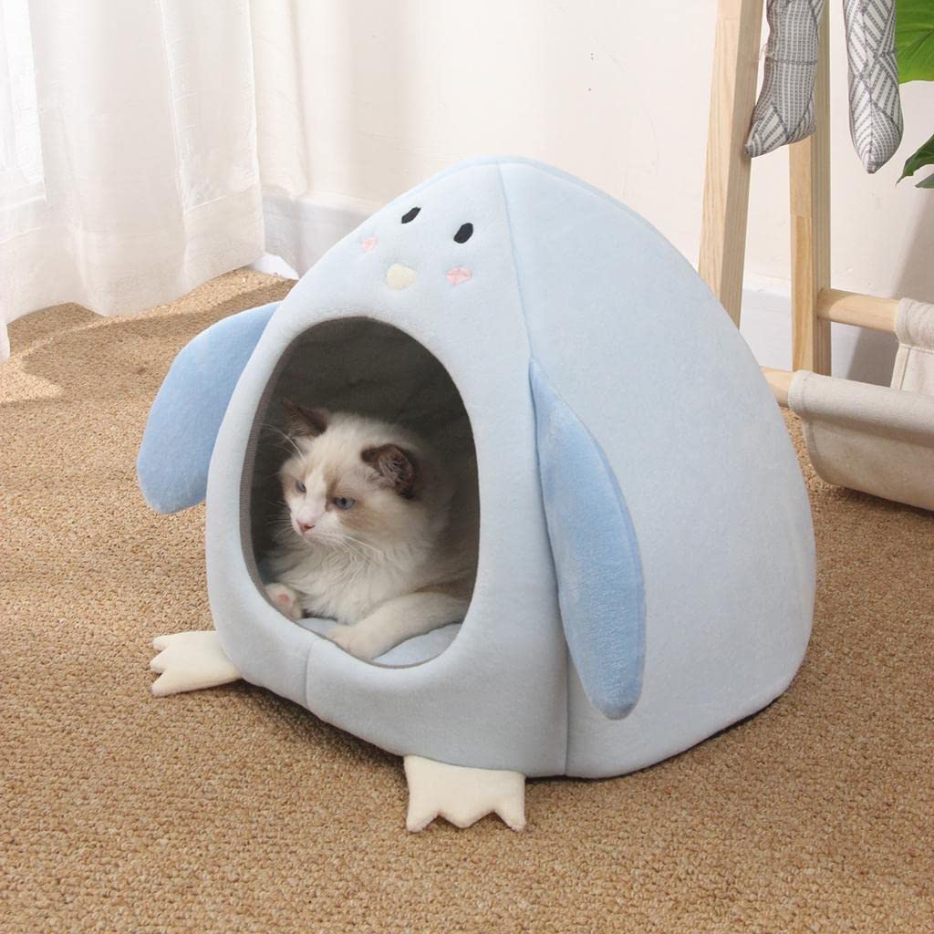 APIRILY Cute Cartoon Pet Bed Cat Dog Nest Bed Kennel Warm Comfortable Pet Sleeping Goose S | Pet Supplies | Dog Supplies | Beds