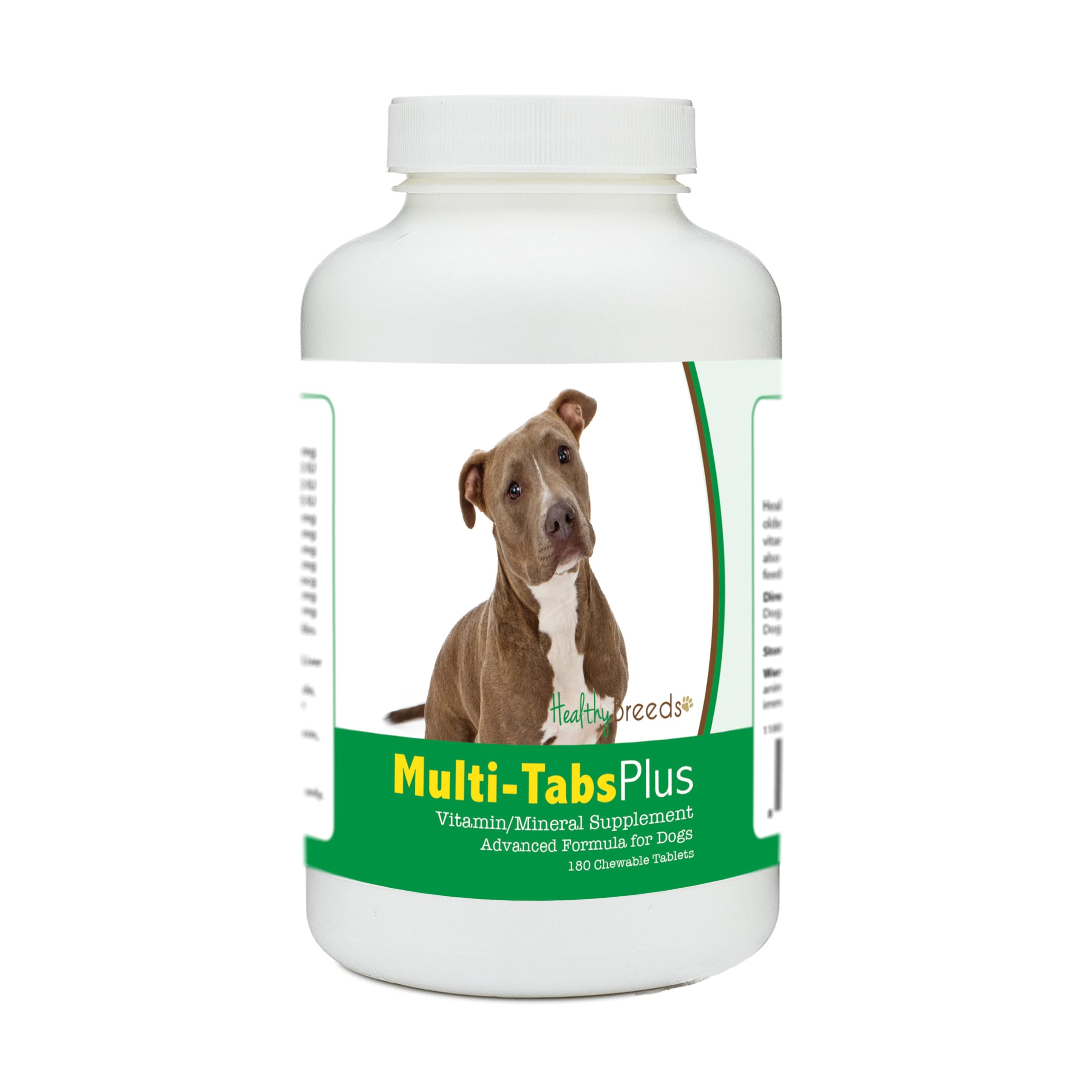 Healthy Breeds Pit Bull Multi-Tabs Plus Chewable Tablets 180 Count