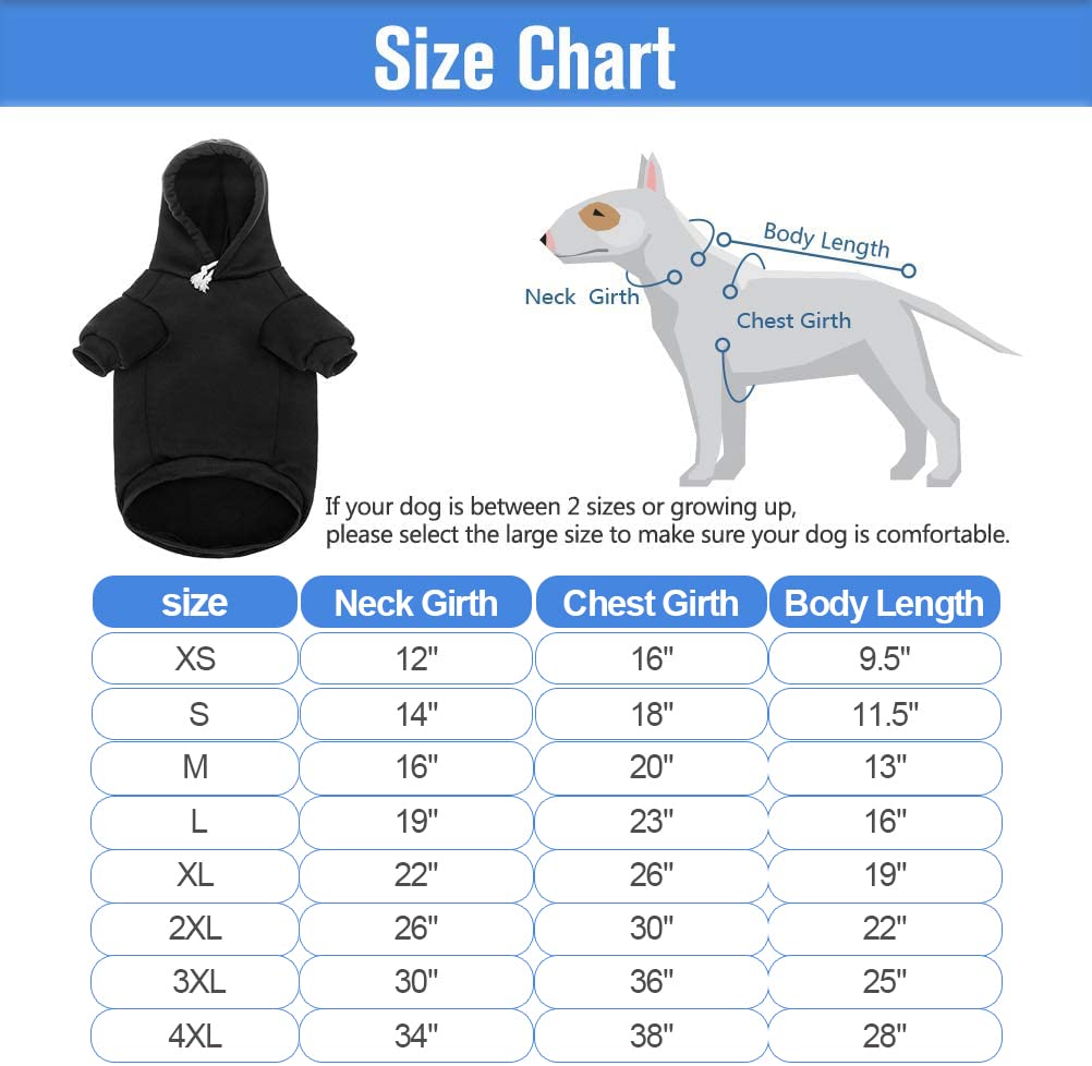 Scenereal Security Dog Hoodie Sweaters For Small Medium Large Dogs, Brushed Fleece Dog Clothes With Hat,Soft Cotton Winter Sprin
