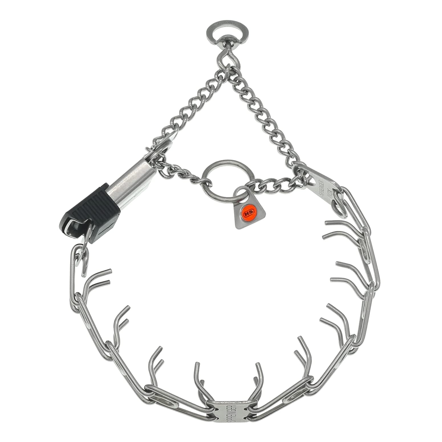 Herm Sprenger Dog Training Prong Collar With Quick Release Cliclock Buckle For Small Medium Large Dogs Stainless Steel Collar Fo