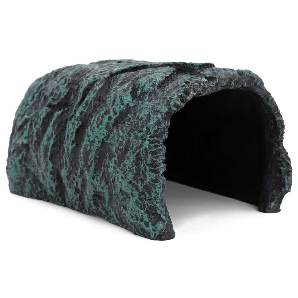 Zheqogzh Reptile Rock Hideout Reptile Rock Hide Cave Reptile Hide Away Turtle Hideout For Bearded Dragon Tortoise Small Lizards Fish Amphibians