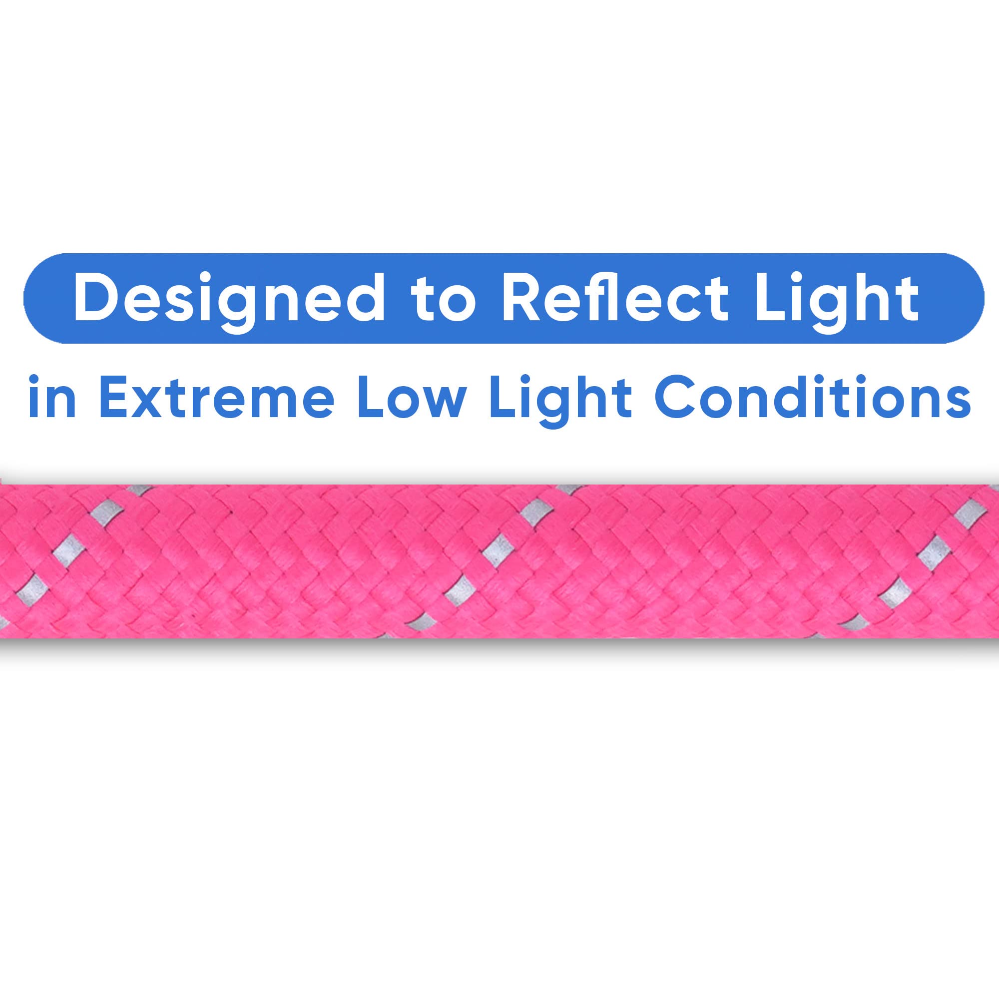 Pawtitas 6Ft Training Dog Leash Durable Small Rope Leash For Dogs Premium Quality Heavy Duty Rope Lead Strong And Comfortable - Pink Puppy Leash
