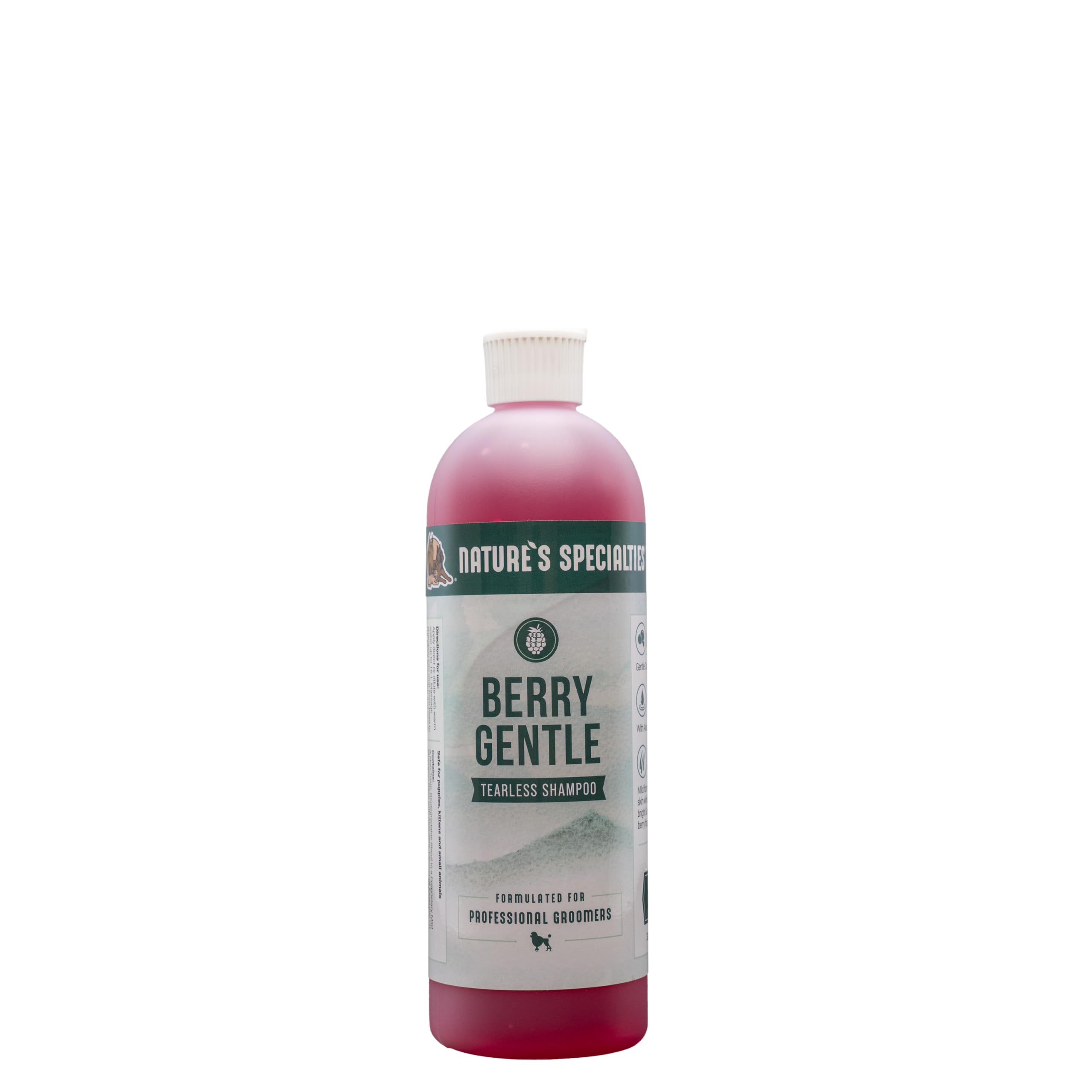 Nature's Specialties Berry Gentle Ultra Concentrated Face and Body Wash for Pets, Makes up to 2 Gallons, Natural Choice for Prof