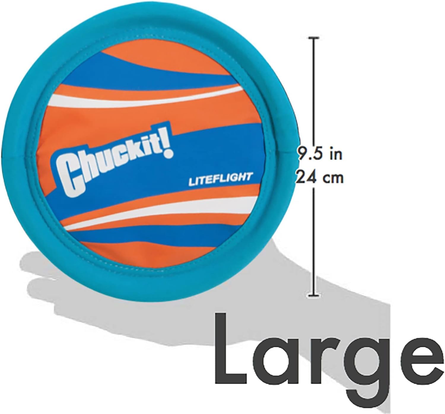 Chuckit! Lite Flight Dog Fetch Toy, Large (10 Inch Diameter)