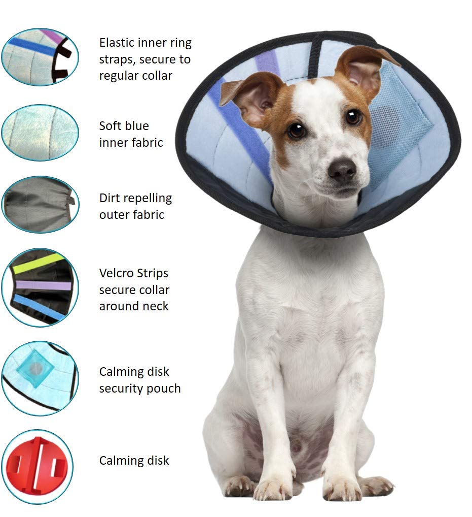 Calm Paws Dog Caring Collar W/Calming Sm.