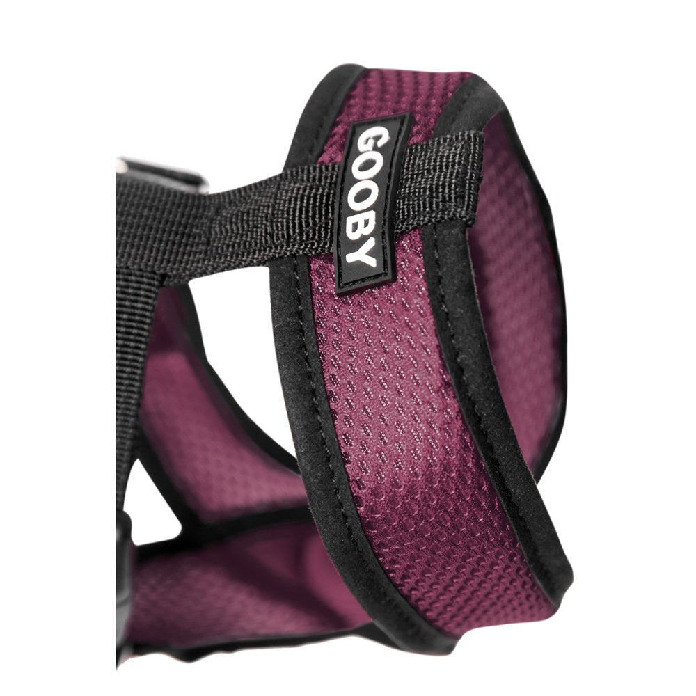 Gooby Comfort X Head In Harness - Purple, Small - No Pull Small Dog Harness Patented Choke-Free X Frame - Perfect On The Go Dog Harness For Medium Dogs No Pull Or Small Dogs For Indoor And Outdoor Use