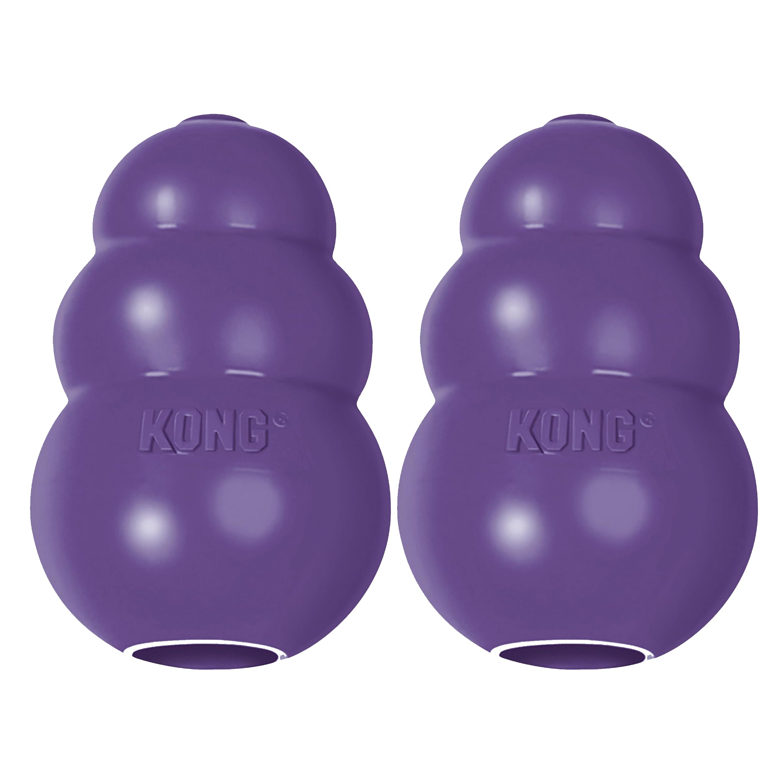 KONG Senior - Dog Toy with Gentle, Natural Rubber - Durable Dog Toy for Older Dogs - Use Treats with Stuffable Chew Toy - Treat 