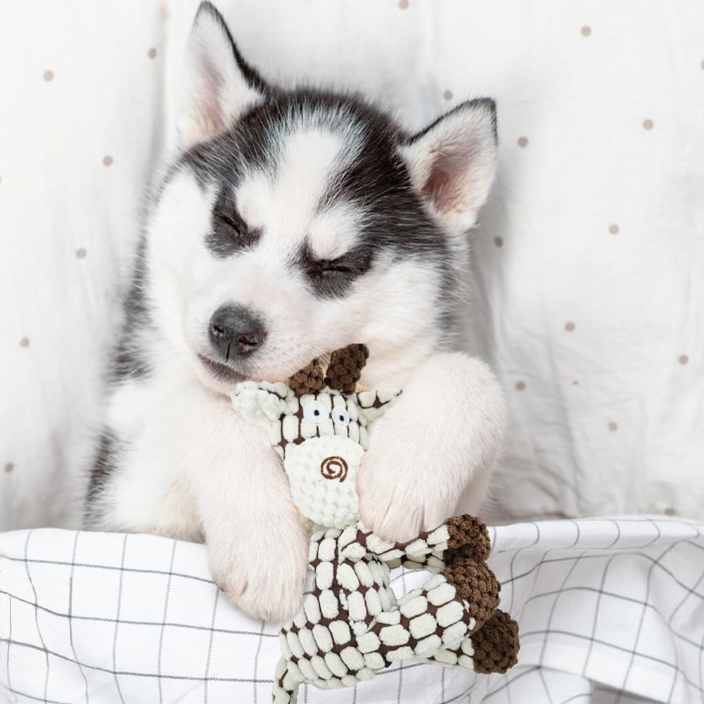 Lwbmg Plush Dog Toy, Squeaky Sheep, Cute Stuffed Animal Toy For Small Medium Dogs, Teething Chew Toy For Puppy, Interactive Play