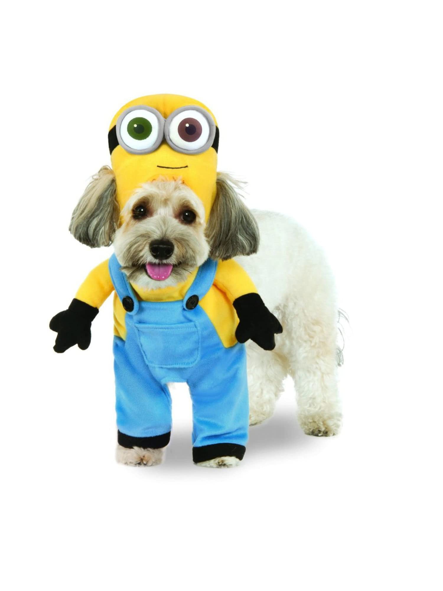 Rubie's Minion Bob Costume for Pets, Medium, Blue, Polyester, Model 580374 M