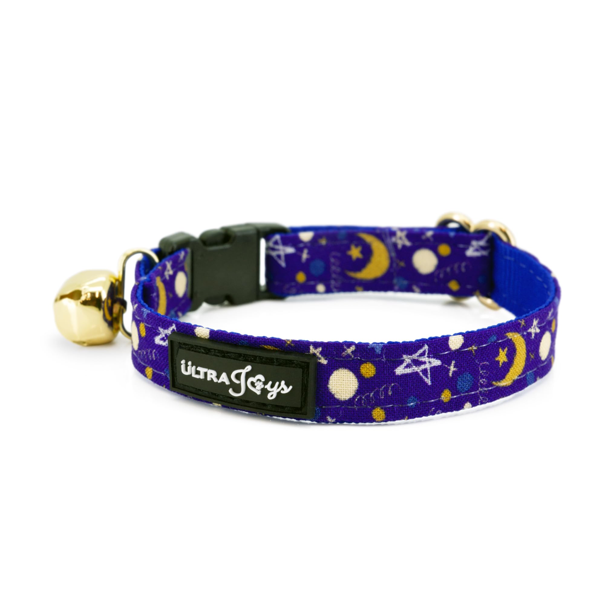 Ultra Joys Breakaway Cat Collar With Bells - Boy & Girl Kitten Collar - Luna Small