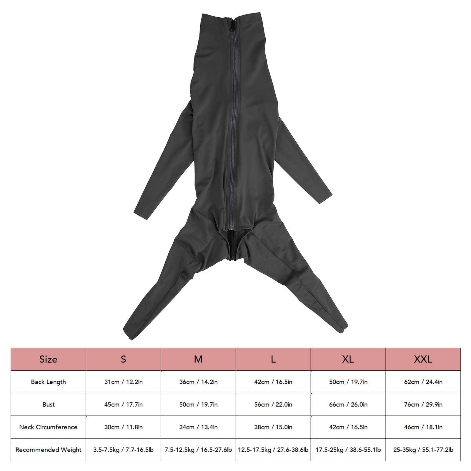 Zerodis Dog Onesie Surgery Recovery Suit, Shedding Bodysuit For Dogs Full Coverage Jumpsuit Elastic Prevent Shedding Dog Bodysuit For Post Operative Pets Bodysuit Sport Shirt Reduce Anxiety (M)