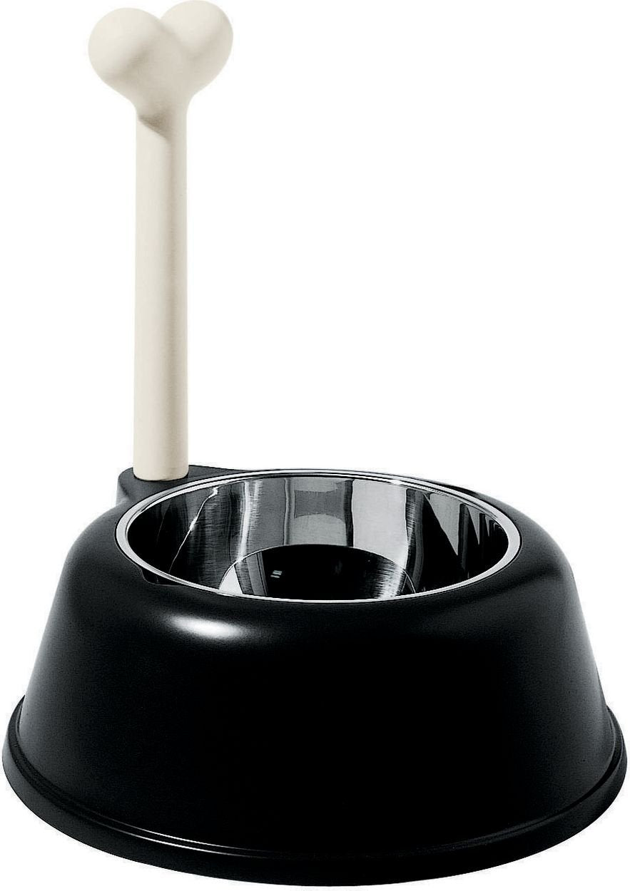 Alessi Ammi02 B Lupita Dog Bowl, Black