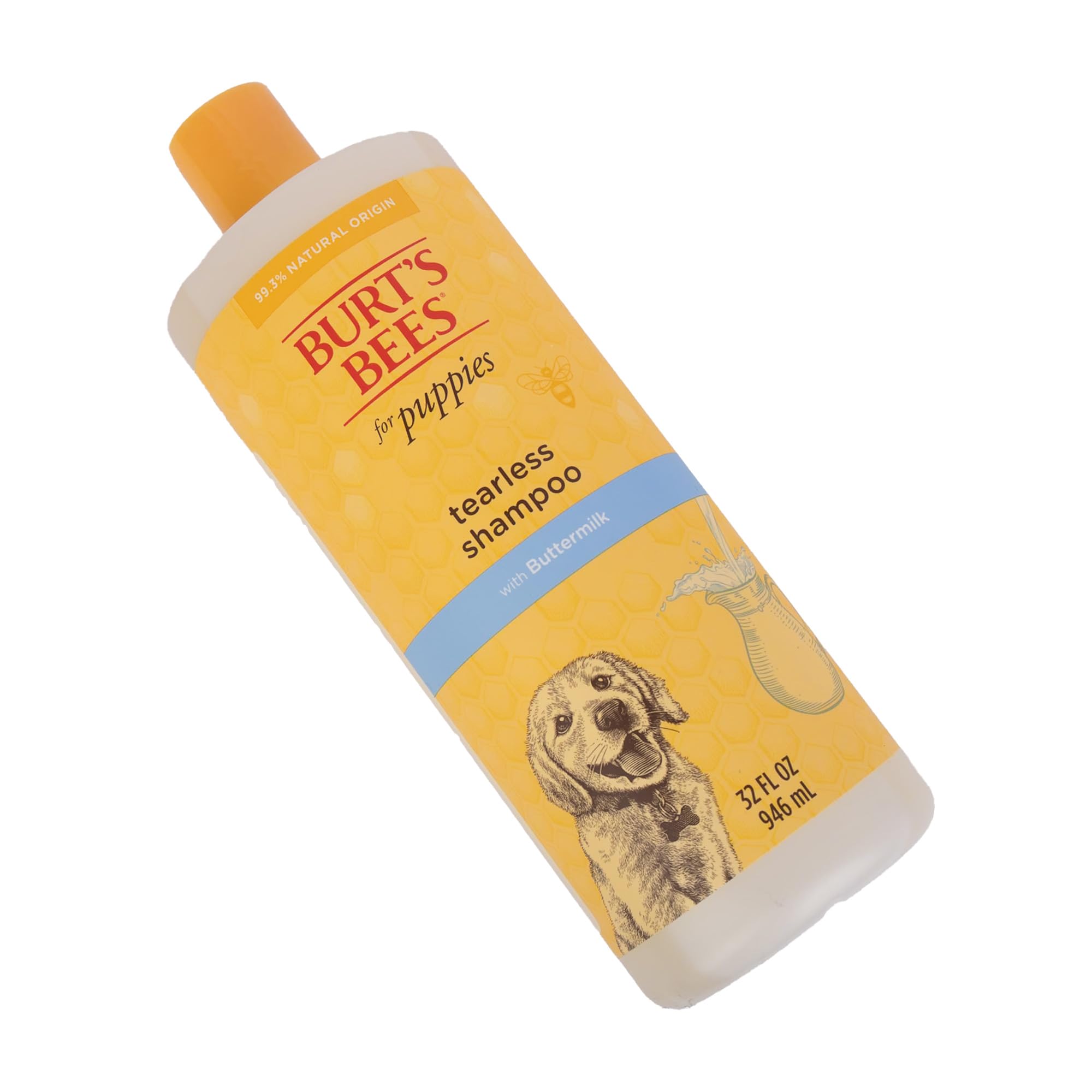 Burt'S Bees For Pets Tearless Puppy Shampoo With Buttermilk, 95% Natural Origin Formulas, Shampoo For Puppies - Gentle Dog And P