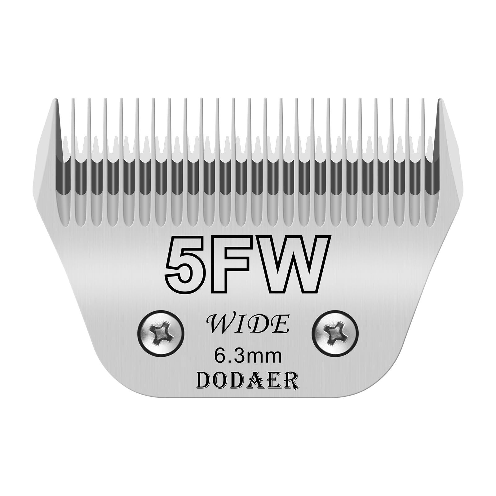Dodaer Detachable Pet Dog Grooming Blades-Size 5Fw Dog Grooming Wide Blade,Cutting Length 1/4'' 6.3Mm,Compatible With Most Andis