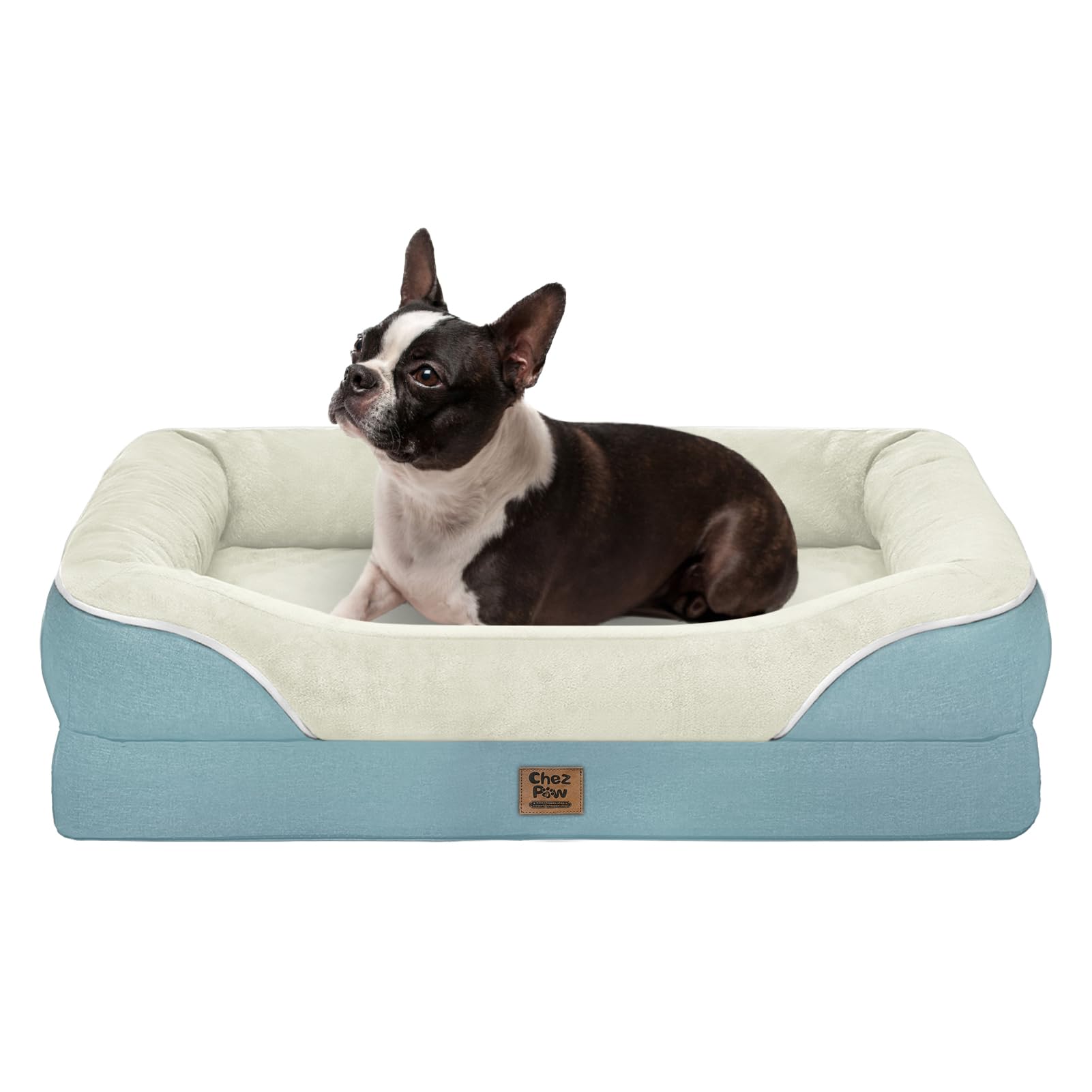 Orthopedic Foam Large Dog Bed Xlarge Dog Bed With Removable Washable Cover Pet Beds With Bolster Waterproof Cover Large Size Dog
