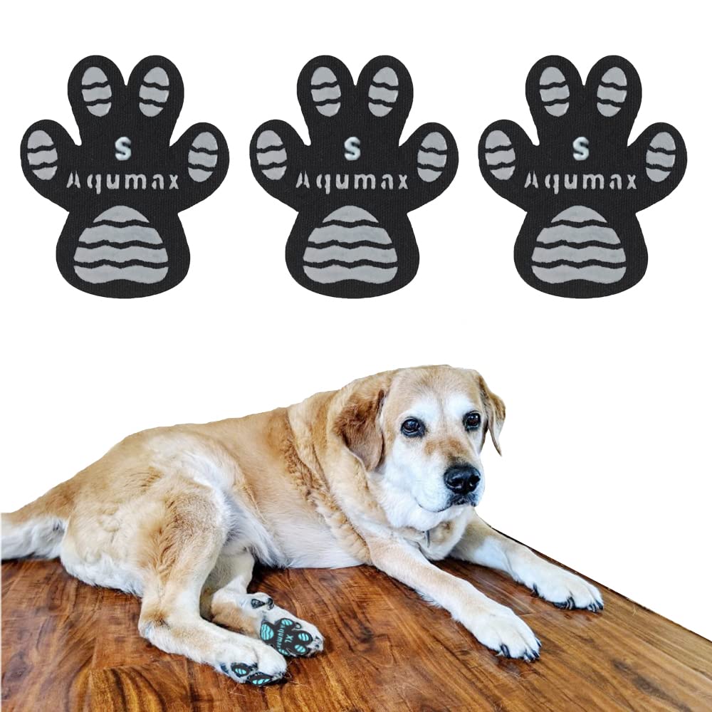 Aqumax Dog Paw Protector Anti Slip Paw Grips Traction Pads,Walk Assistant For Senior Dogs,Brace For Weak Paws Or Legs,Dog Shoes Booties Socks Replacement 24 Pads Xxxl