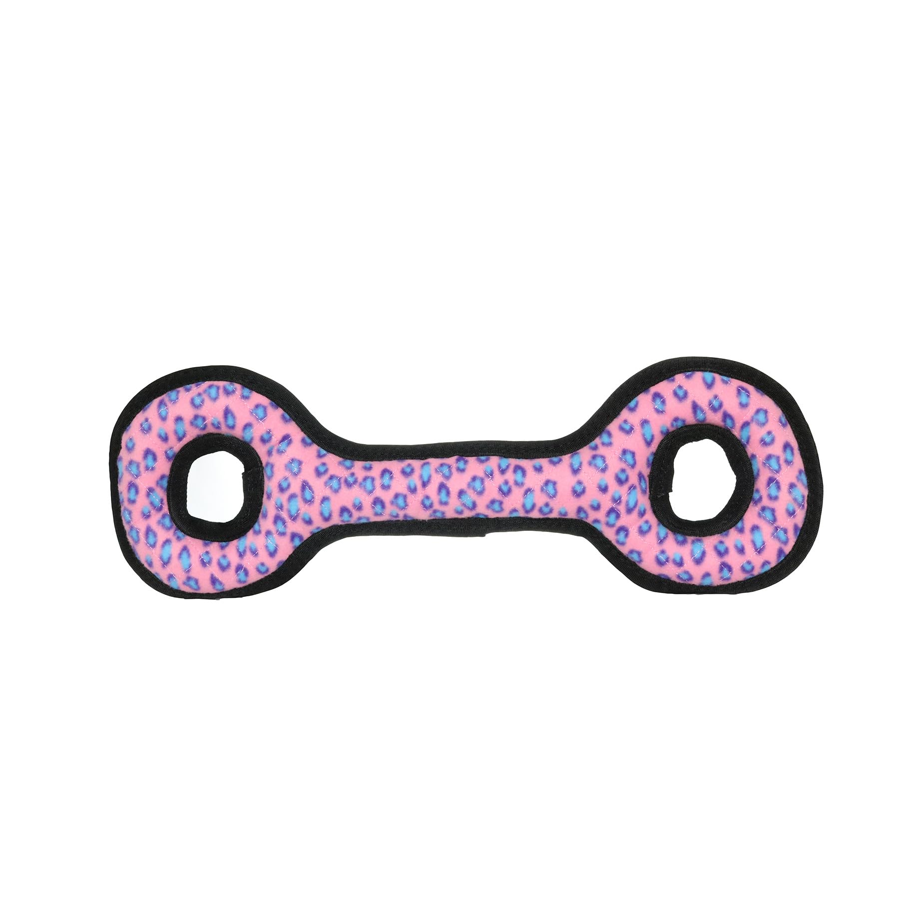 Tuffy- World'S Tuffest Soft Dog Toy- Ultimate Tug-O-War- Pink Leopard-Squeakers - Multiple Layers. Made Durable, Strong & Tough. Interactive Play (Tug, Toss & Fetch). Machine Washable & Floats