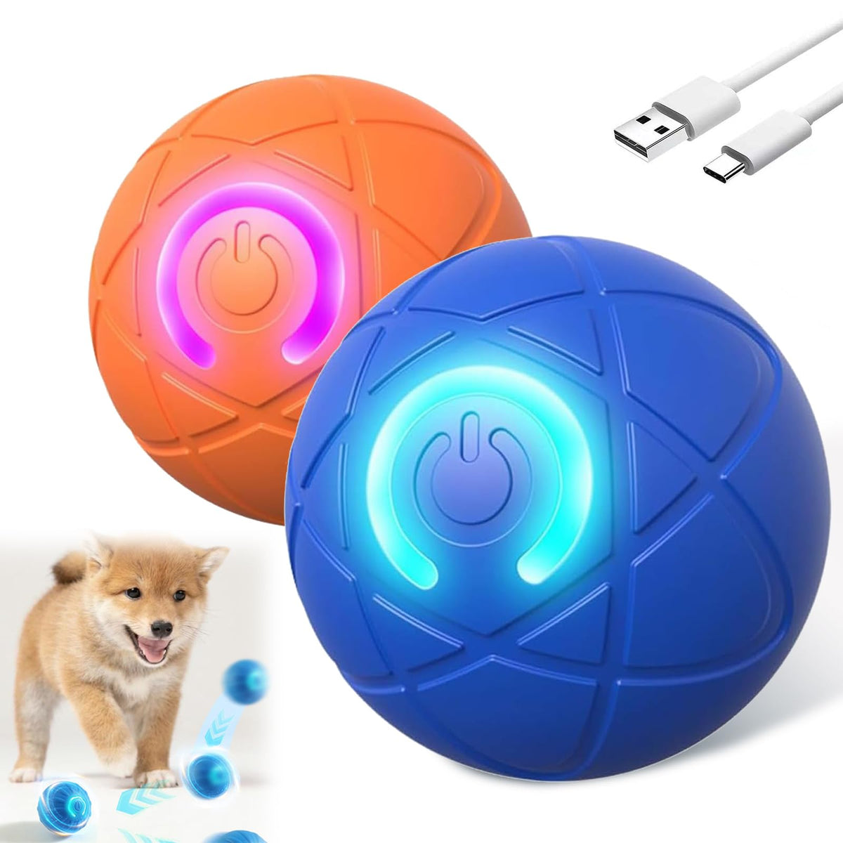 Xihongshi Shaky Ball Toy For Dogs, Automatic Moving Dog Toy Ball For D Petocart Xihongshi Shaky Ball Toy For Dogs, Automatic Moving Dog Toy Ball For D Petocart