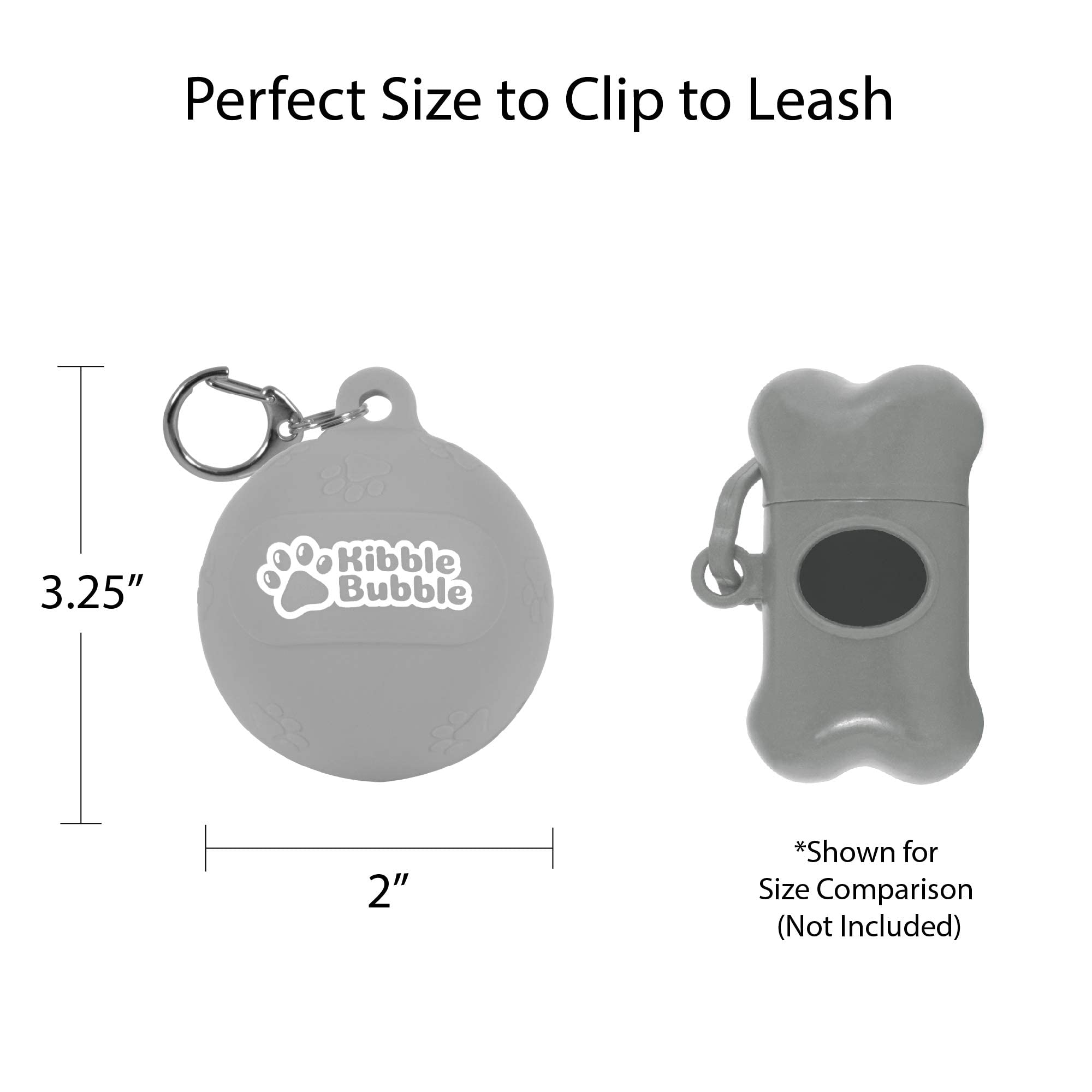 Kibble Bubble Dog Treat Pouch, Green Ball