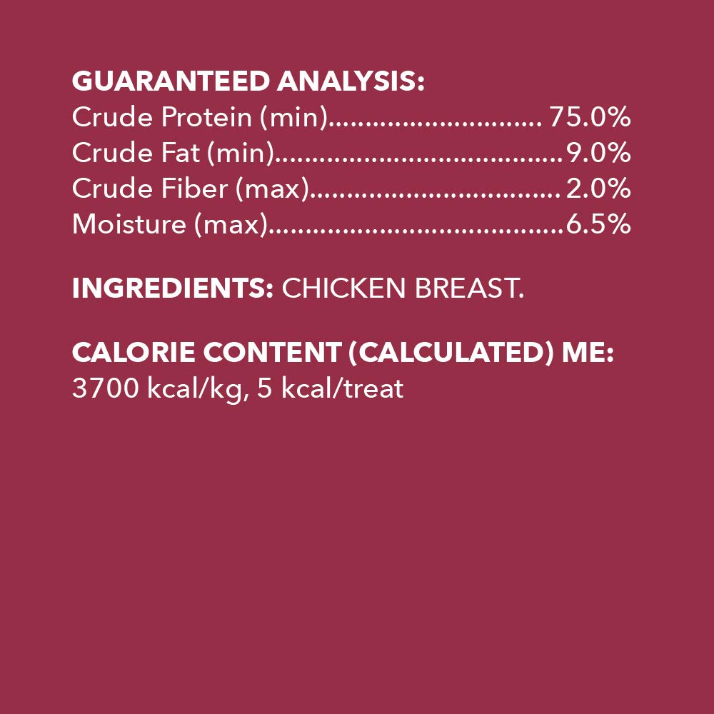 Amazon Brand - WAG Dog Treats Freeze Dried Raw Single Ingredient Chicken Breast, High Protein, Healthy Training Treats or Meal T