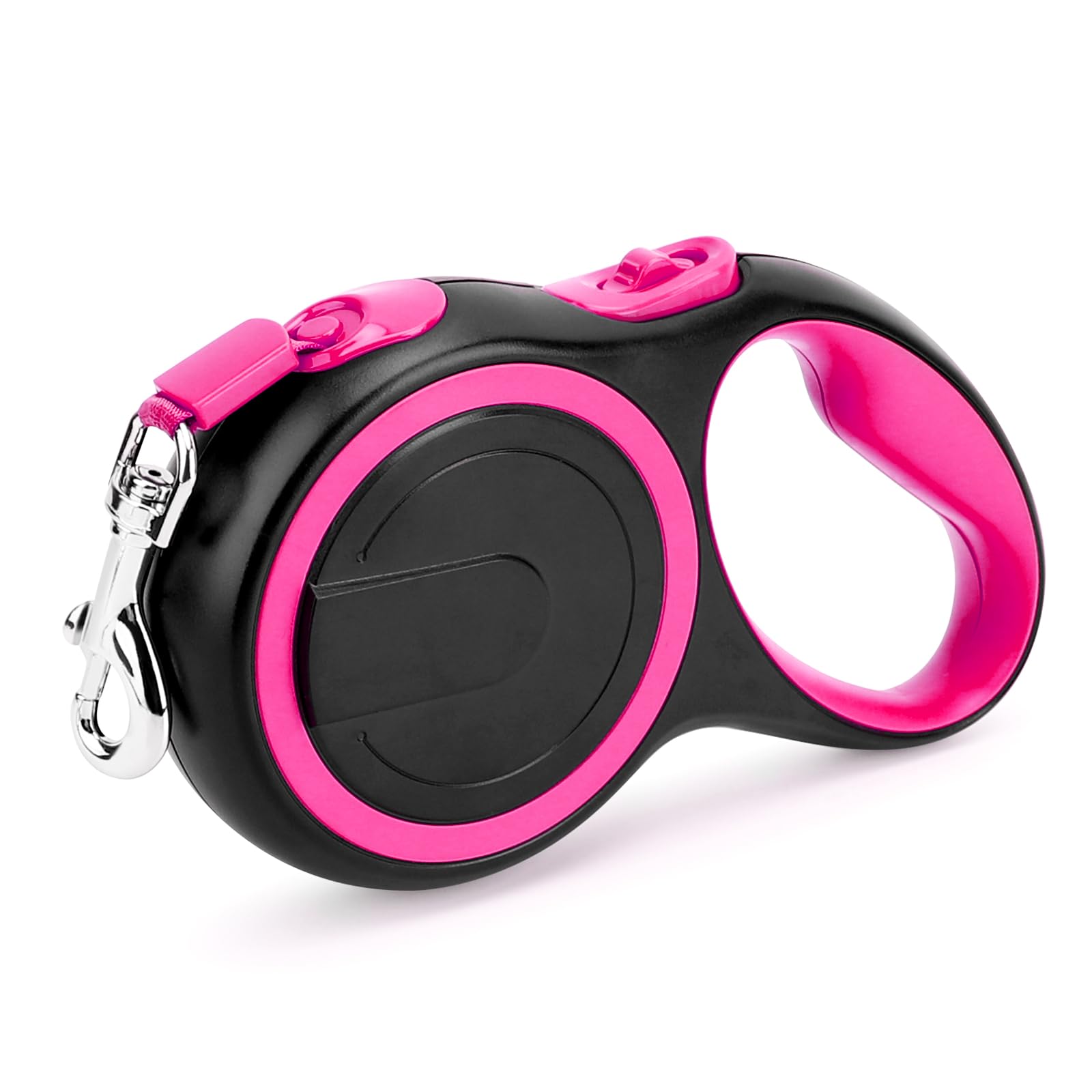 Segarty Pink Retractable Dog Leash, 16Ft Heavy Duty Walking Dog Leash For Medium Small Dogs Up To 44Lb, Anti-Slip Handle 360Tang