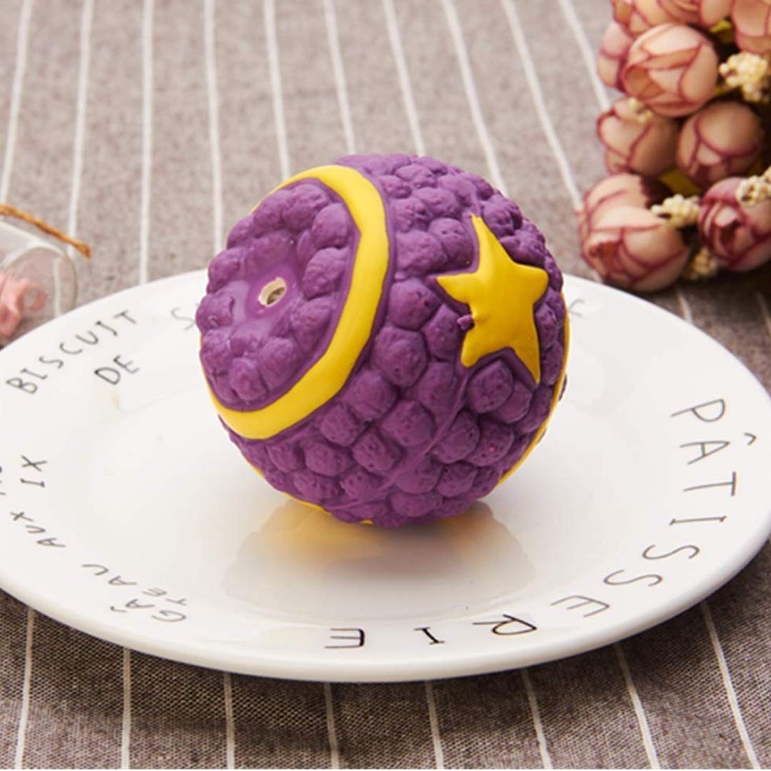 Pnm Latex Material Dog Toy Squeaky Toy Chew Toy Teething Toy Star Ball Toy Dog Toy Puppy Toy