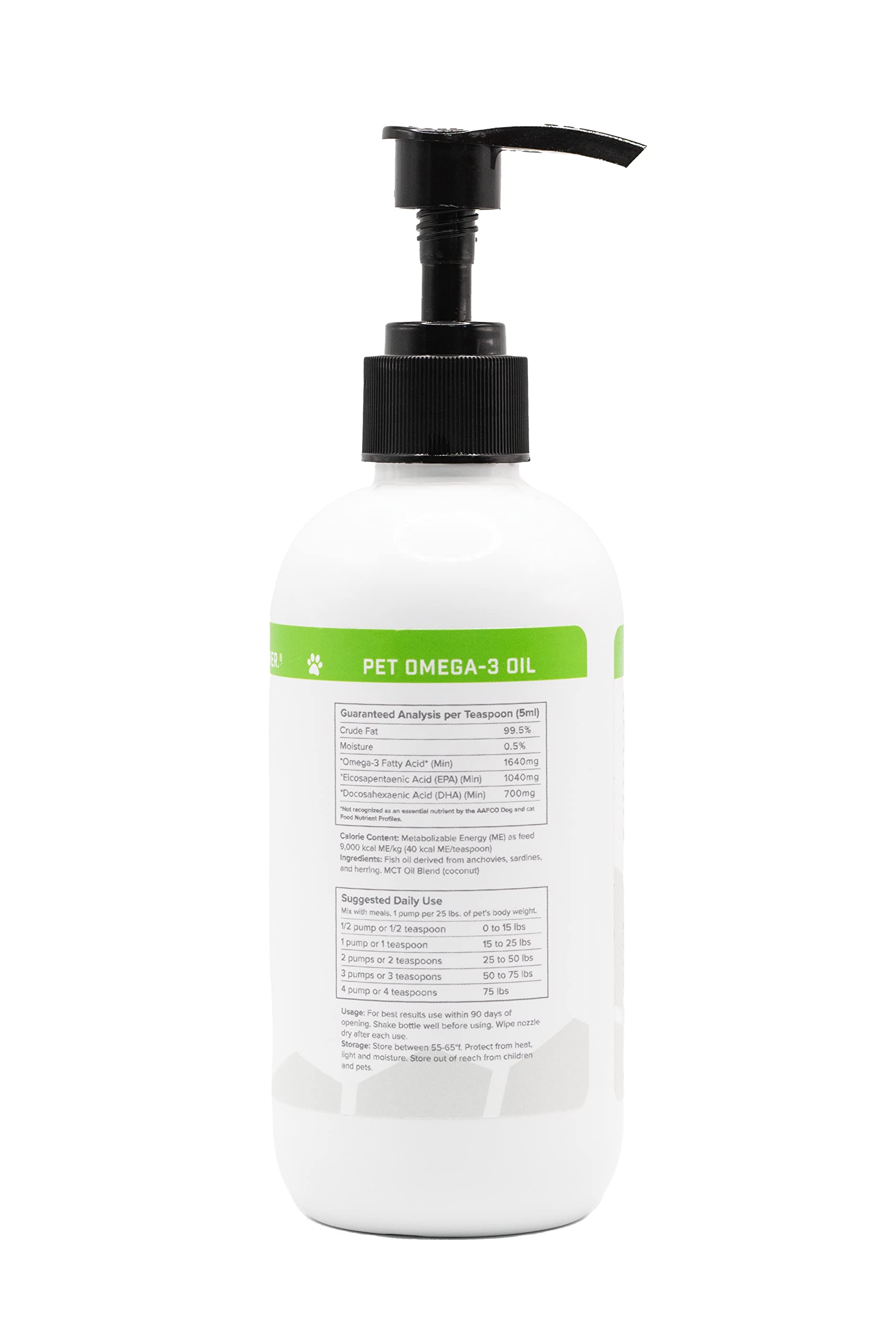 SFH Super Omega 3 + MCT Pet Oil | Fish Oil + Coconut Oil | for All Pets | Increases Energy, Supports Skin, Coat, Joint, Heart, a