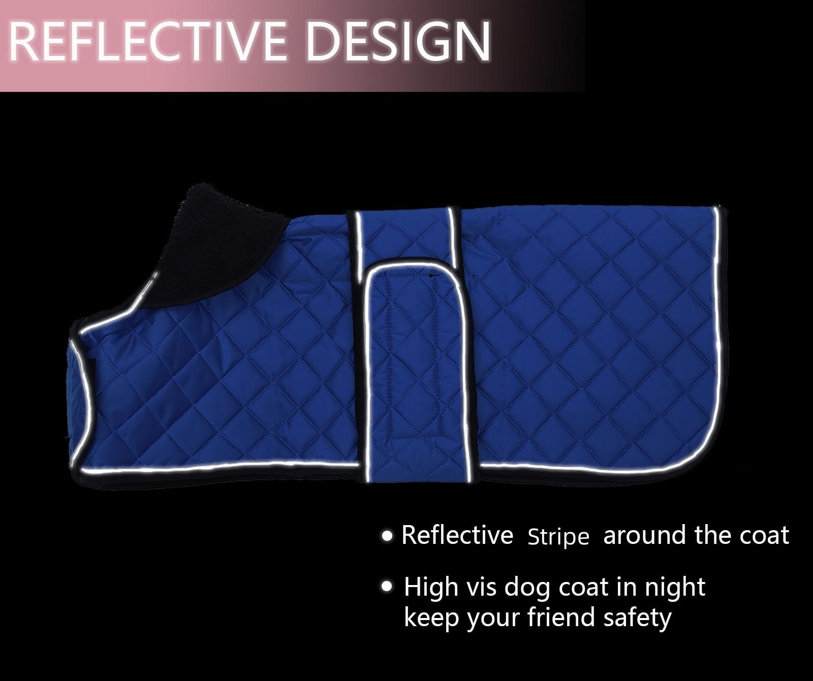 Morezi Dachshund Coats, Dachshund Coat, Coat For Dachshund, Dog Winter Coat With Padded Fleece Lining, Outdoor Dog Apparel With Adjustable Bands - Navy - S
