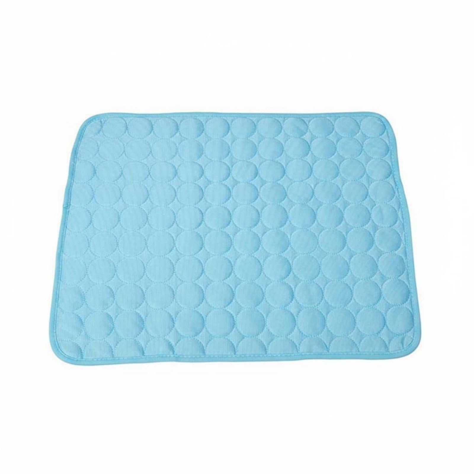 LOOM TREE Breathable Pet Cooling Mat Lightweight Dog Cooling Pad Machine Washable for Dogs, Cats, Summer, Light Blue, M | Pet Su