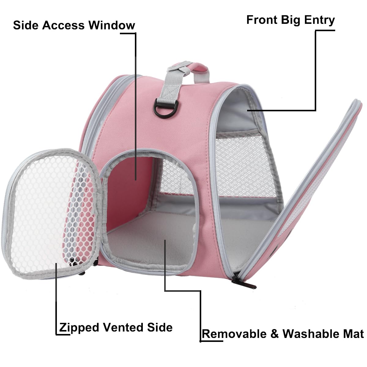 Ventilation Carrier For Bearded Dragon,Guinea Pig Carrier,Guinea Pig Carrier For 2,Reptile Travel Carrier For Lizards Sugar Glid