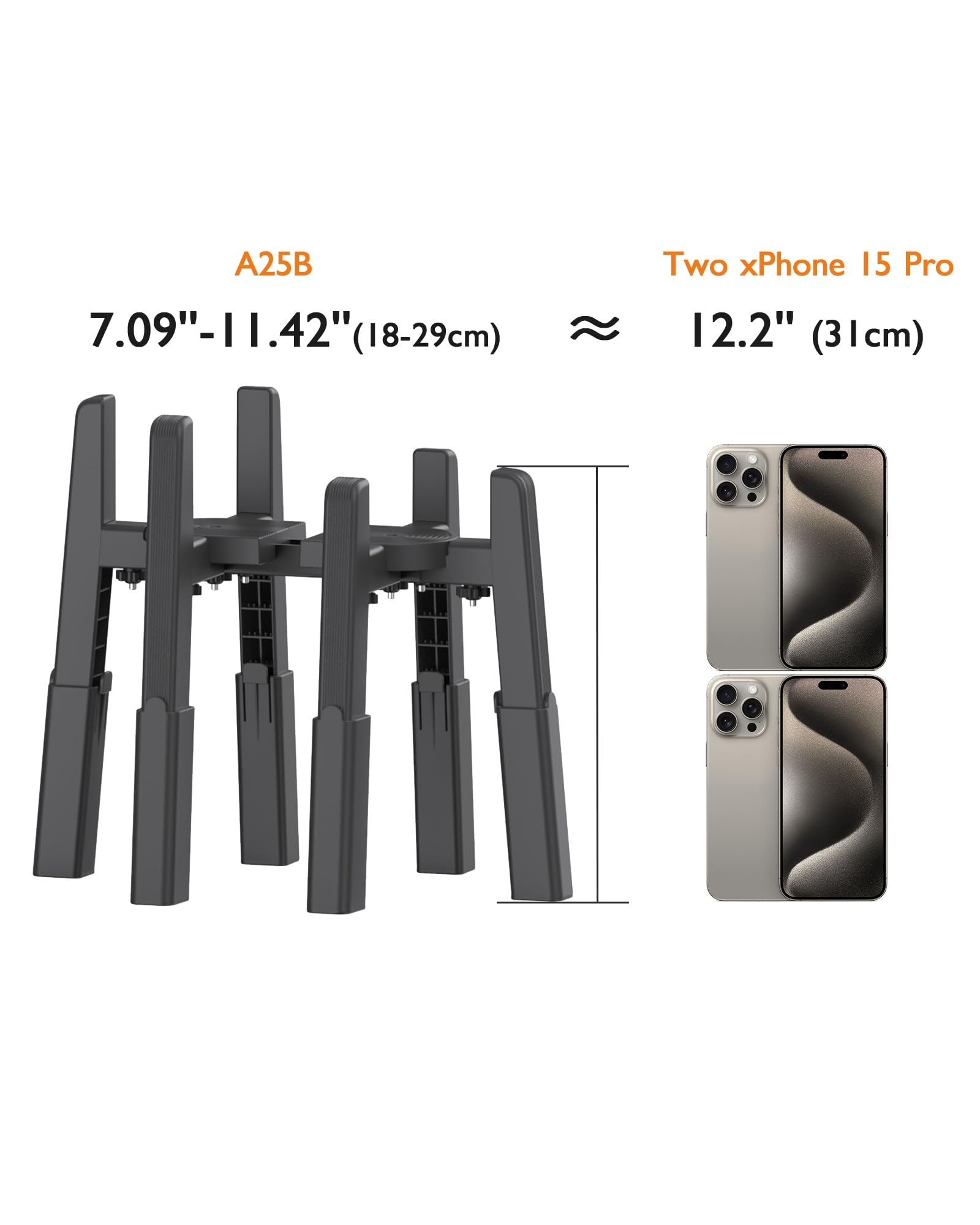 Czpet Dog Water Dispenser Stand, Holder For Pet Automatic Feeders, Width And Height Adjustable Elevated Stand For Pet Feerders,