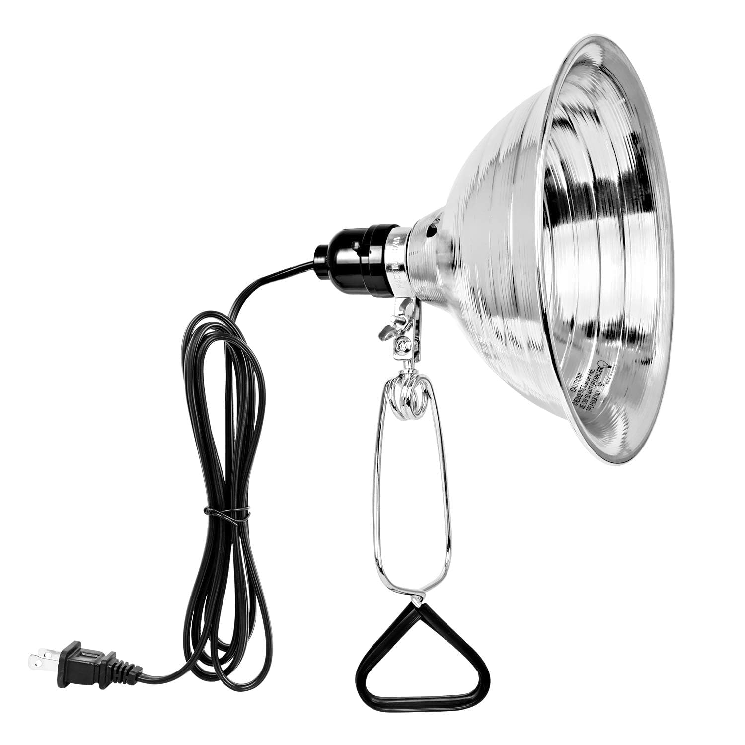Simple Deluxe Adjustable Clamp Lamp Light Socket With 8.5 Inch Aluminum Reflector, Suit For Max 150 Watt Lamp (No Bulb Included)